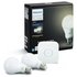 Philips Hue LED White Wireless Lighting E27 Starter Kit