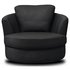 Argos Home Milano Leather Swivel ChairBlack
