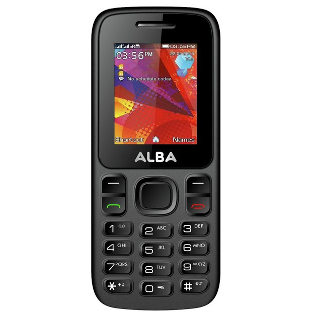 Buy Sim Free Alba Mobile Phone Black at Argos.co.uk Your Online