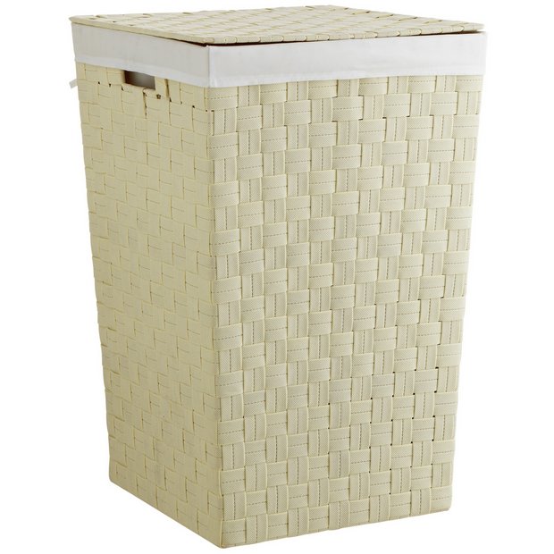 Buy ColourMatch Yarn Laundry Bin Cream at Argos.co.uk Your Online Shop for Linen baskets and