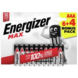Energizer Max AAA Batteries - Pack of 10