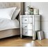 Argos Home Canzano 3 Drawer Bedside Table - Mirrored