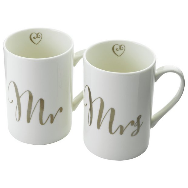 Buy Happily Ever After Mr and Mrs Ceramic Mugs at Argos.co.uk Your