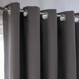 Habitat Plain Blackout Eyelet Curtains