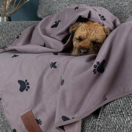 Paws For Slumber Waterproof Grey Pet Blanket