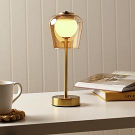 Hestia LED Rechargeable Touch Table Lamp - Bronze