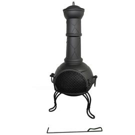Home Large Steel Chimenea