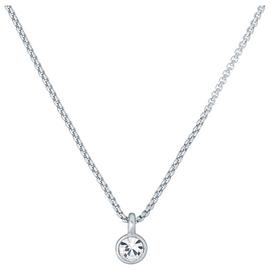 Ted Baker Silver Colour Sininaa Crystal Pendant Necklace