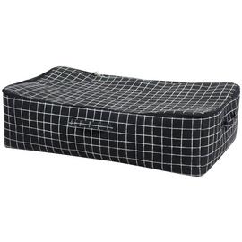 Argos Home Mono Grid Underbed Storage Bag - Black