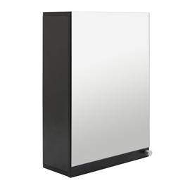 Argos Home Prime Single Mirrored Wall Cabinet - Black