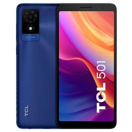 SIM Free TCL 501 32GB Mobile Phone - Blue