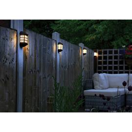Powertek Solar Deluxe Fence Lights - Pack of 4