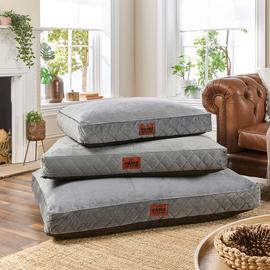 Paws For Slumber Luxury Grey Pet Bed