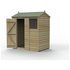 Forest Wooden 6 x 4ft Overlap Reverse Apex Shed