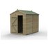 Forest Wooden 8 x 6ft Overlap Windowless Apex Shed