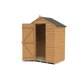Forest Wooden Overlap Windowless Apex Shed 5 x 3ft