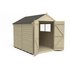 Forest Wooden 8 x 6ft Overlap Double Door Apex Shed