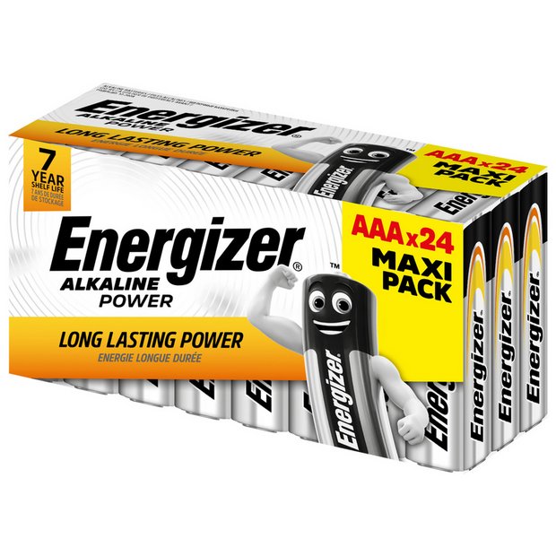 Buy Energizer AAA Batteries 24 Pack at Argos.co.uk Your Online Shop