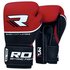 RDX Quad Kore 12oz Boxing Gloves - Red