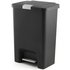 Addis 50 Litre Retro Cushion Close Pedal Bin - Black