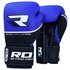 RDX Quad Kore 12oz Boxing GlovesBlue.