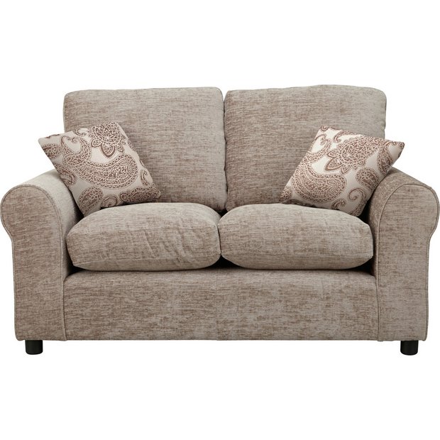 Buy HOME Tabitha 2 Seater Fabric Sofa Mink at Argos.co.uk Your