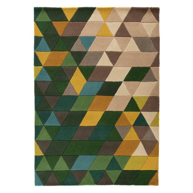 Buy Venice Rug 160x220cm Green at Argos.co.uk Your Online Shop