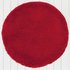 ColourMatch Snuggle Shaggy Circle Rug - 100cm - Poppy Red