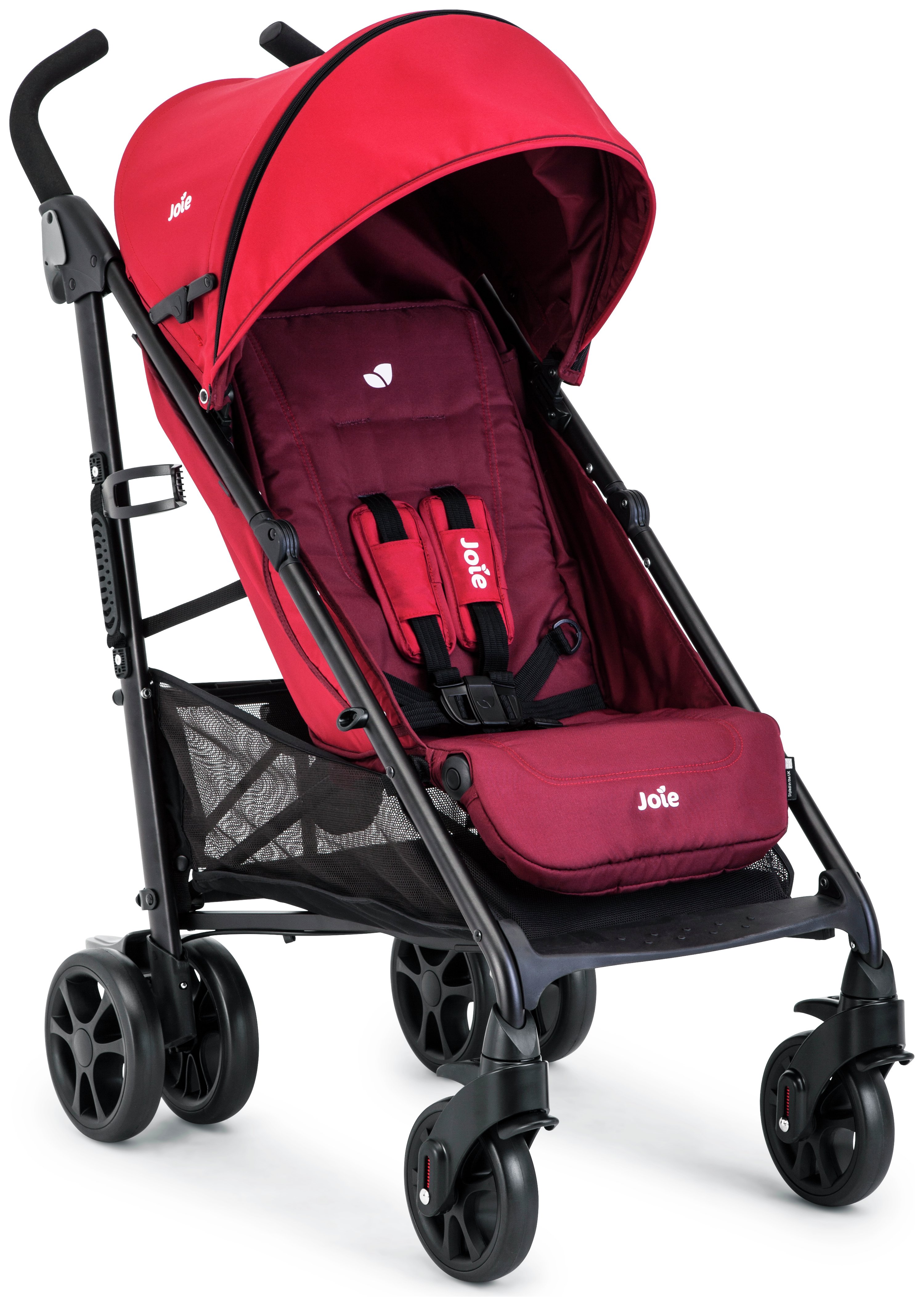 joie pram red