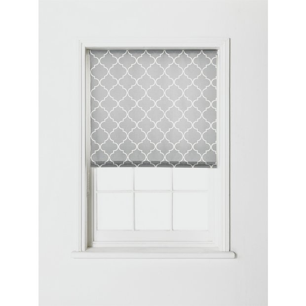Buy Collection Trellis Roller Blind 6ft Grey at Argos.co.uk Your Online Shop for Blinds