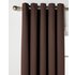 ColourMatch Blackout Thermal Curtains- 168x183cm -Chocolate