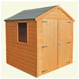 Homewood Arran Wooden 6 x 6ft Shiplap Double Door Shed