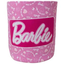 Barbie Badge Polyester Storage Tub - Pink