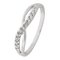 Revere Sterling Silver Cubic Zirconia Open Crossover Ring -N