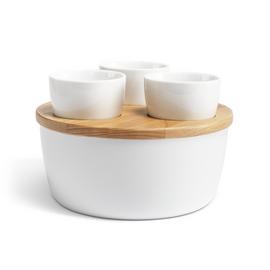 Designed by Sebastian Conran Chip and Dip Multiserve Set