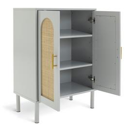 Habitat Monica 2 Door Shoe Storage Cabinet - Grey