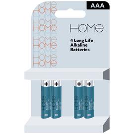 Argos home Alkaline AAA batteries - Pack of 4