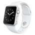 Apple Watch 2015 Sport 38mm Silver Case & White Band