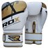 RDX Synthetic 12oz Leather Boxing Gloves -  Gold 