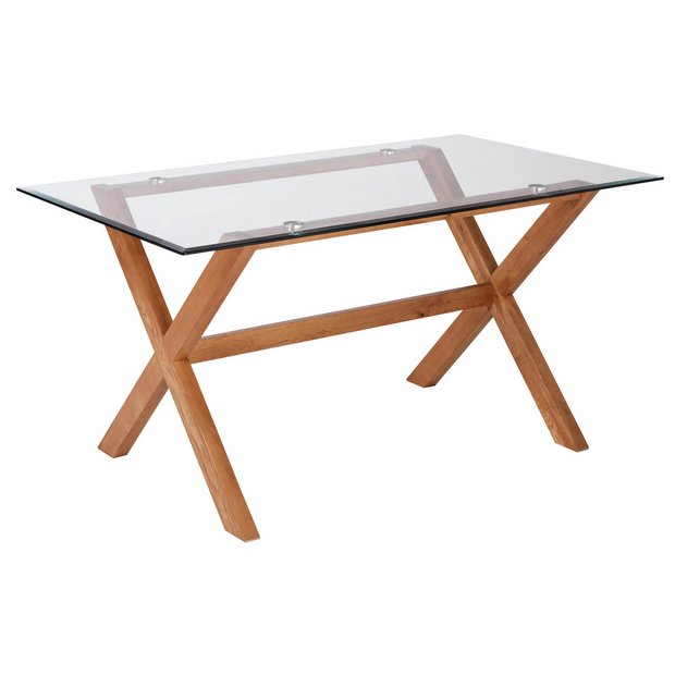 Buy Heart of House Oakington 150cm Dining Table Glass at Argos.co.uk
