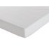 Collection White Brushed Cotton Fitted Sheet - Single