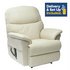 Lars Riser Recliner Leather Chair with Dual MotorCream.