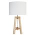 Heart of House Ketton Wood Quad Table Lamp - Natural