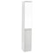 Argos Home Gloss Mirrored Tall Cabinet - White