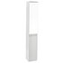 Argos Home Gloss Mirrored Tall Cabinet - White