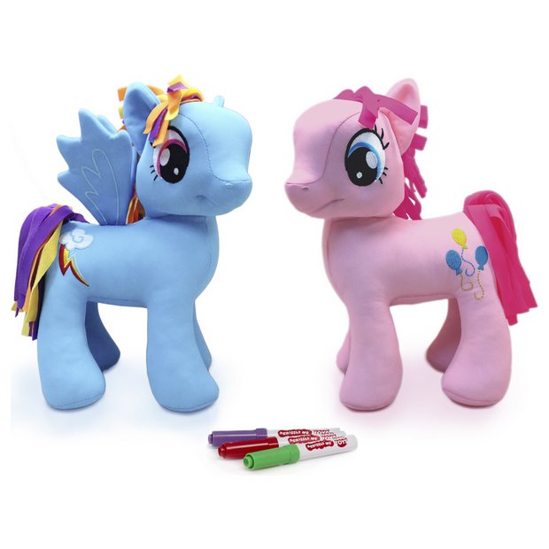 Buy My Little Pony Scribble Me Large 30cm Soft Toy Assortment at Argos