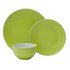 ColourMatch Stoneware 12 Piece Dinner Set - Apple Green