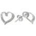 Revere Sterling Silver Diamond Accent Heart Studs