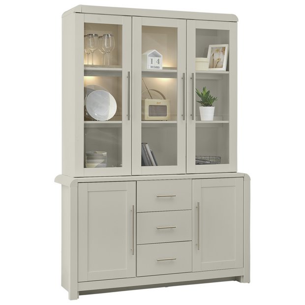 Buy Heart of House Elford 5 Door 3 Drawer Display Grey
