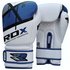 RDX 14 Oz Leather Boxing GlovesBlue.